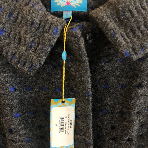 vintage inspired 1950s 1960s NWT Plenty by Tracy Reese / Wool Top Coat - Picture 14 of 16